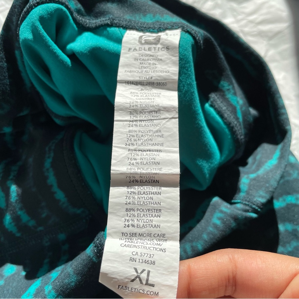 Fabletics High-Waisted Tidal Printed Powerhold Le… - image 6